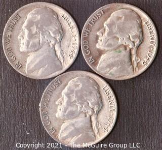 Jefferson Silver War Nickels