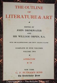 Books: Historical: "The Outline of Literature and Art"; Vol. 2 and 5