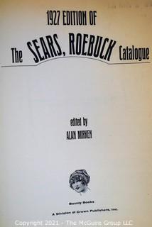 Books: Eclectic: including the 1927 Sear's Catalogue