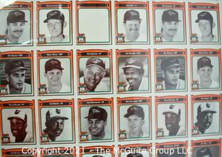 1981 Baltimore Orioles Organization - uncut poster 