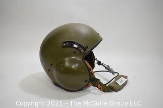 Vietnam Era Military Air Crew Helmet 1960's Used in Combat w/carry bag