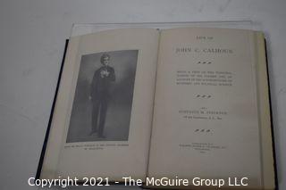 Book: Historical: The Life of John C. Calhoun w/fold out map