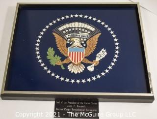 Historical: Presidential Shield: "Marine One" Helicopter - President Kennedy Era 1962