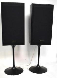 Pair (2) Technics Pedestal 2-way Speakers SP-LV305