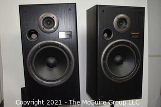 Pair (2) Technics Pedestal 2-way Speakers SP-LV305