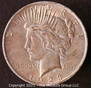 Numismatic: "Peace" Silver Dollar 1923 