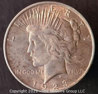 Numismatic: "Peace" Silver Dollar 1923