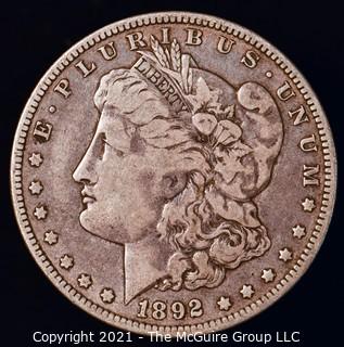 Numismatic: Morgan Silver Dollar 1892-O