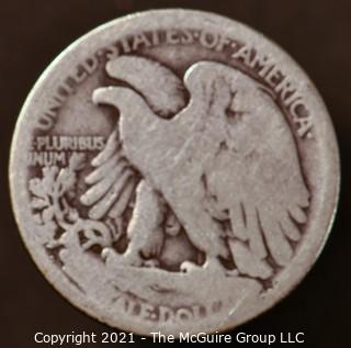 Numismatic: Silver "Walking Liberty" Half-Dollar  - 1919-D ???