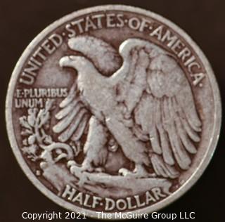 Numismatic: Silver "Walking Liberty" Half-Dollar  - 1936-S