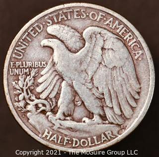 Numismatic: Silver "Walking Liberty" Half-Dollar  - 1934  (#1)