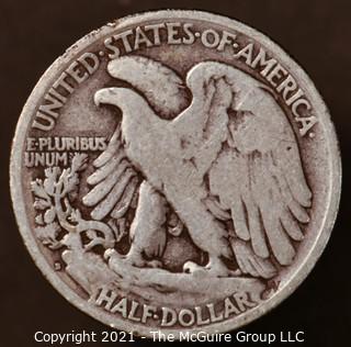 Numismatic: Silver "Walking Liberty" Half-Dollar  - 1928-S