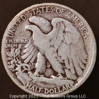 Numismatic: Silver "Walking Liberty" Half-Dollar  - 1927-S