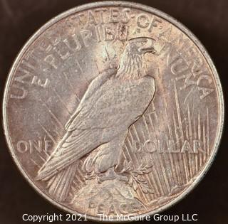 Numismatic: "Peace" Silver Dollar 1926