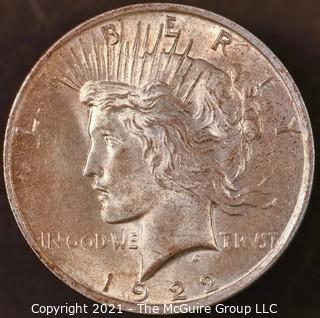 Numismatic: "Peace" Silver Dollar 1922 (#3)