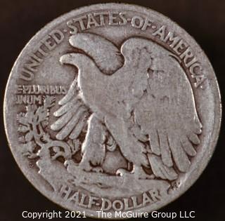 Numismatic: Silver "Walking Liberty" Half-Dollar  - 1920-S