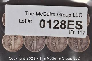  Numismatic: (8) Silver Mercury Dimes 