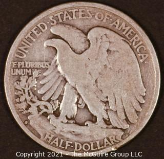 Numismatic: Silver "Walking Liberty" Half-Dollar 1941-S