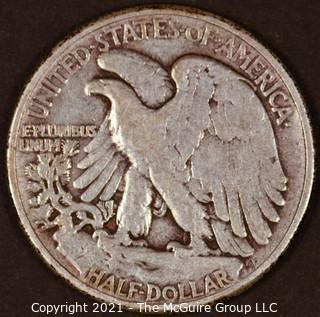 Numismatic: Silver "Walking Liberty" Half-Dollar  - 1941