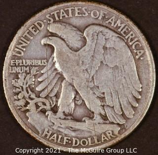 Numismatic: Silver "Walking Liberty" Half-Dollar  - 1944