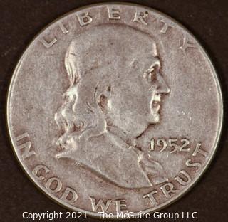 Numismatic: Silver Franklin Half: 1952 (#1)