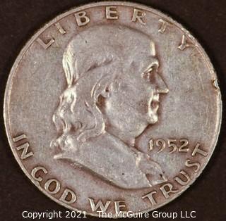 Numismatic: Silver Franklin Half Dollar: 1952 (#2)