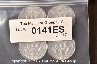 Numismatic: (4) Silver Clad Kennedy Half Dollars (1966)