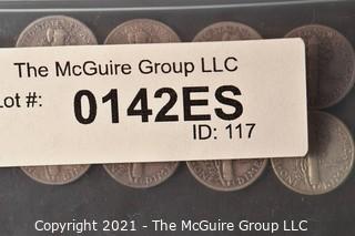  Numismatic: (8) Silver Mercury Dimes