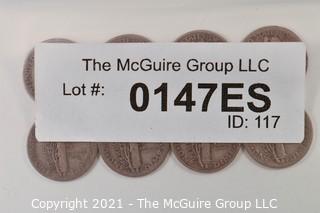  Numismatic: (8) Silver Mercury Dimes 