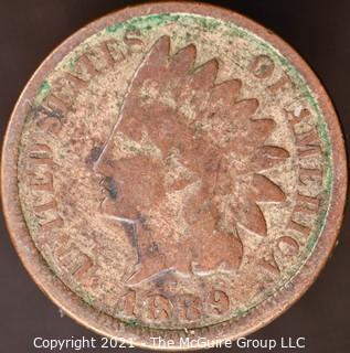 Numismatic:  Indian Head Cent: 1889 (#2)