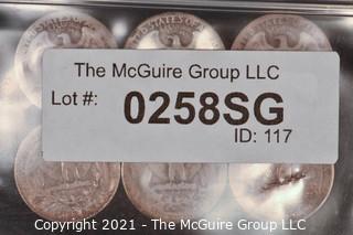 Numismatic: Silver Washington Quarters x6 (1932>1935)