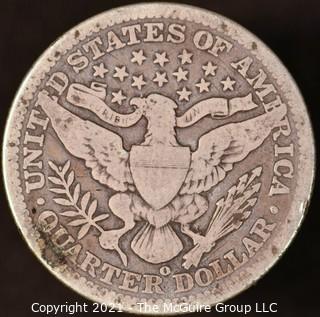 Numismatic: Barber Head Quarter Dollar: 1902-O