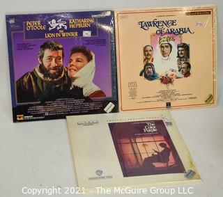 Collectible: Laser Disc Movies: (3) titles (incl Lawrence of Arabia)