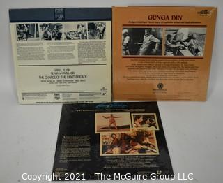 Collectible: Laser Disc Movies: (3) titles (incl Gunga Din)