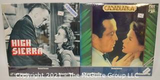 Collectible: Laser Disc Movies: (2) titles (incl Casablanca)