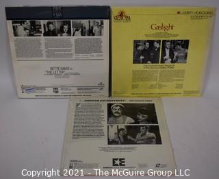 Collectible: Laser Disc Movies: (3) titles (incl Gaslight)