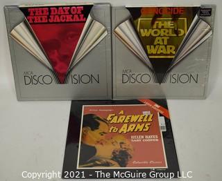 Collectible: Laser Disc Movies: (3) titles (incl Day of the Jackal)