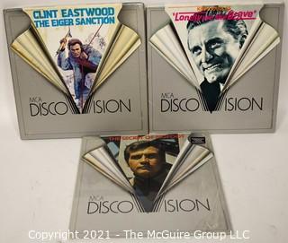 Collectible: Laser Disc Movies: (3) titles (incl Eiger Sanction)