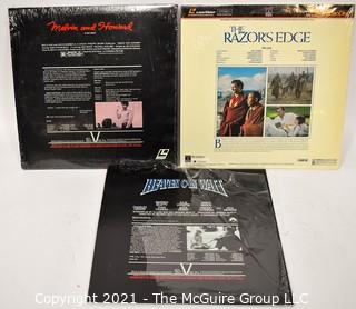 Collectible: Laser Disc Movies: (3) titles (incl Heaven Can Wait)