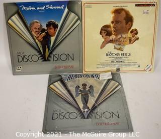 Collectible: Laser Disc Movies: (3) titles (incl Heaven Can Wait)