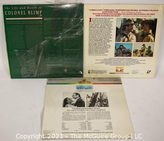 Collectible: Laser Disc Movies: (3) titles (incl Mutiny on the Bounty)