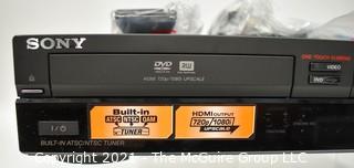 Electronics: Modern: SONY RDR-VXD655 VCR & DVD player & recorder in box w/ remote and paperwork