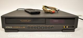 Electronics: Modern: Hitachi M281 VHS Player w/remote