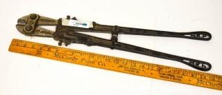 Tools: Vintage 24" HKP Bolt Cutters; Boston MA; No. 1 H.K. Porter Inc. USA