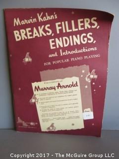 Collection of Sheet Music.  See all the photos