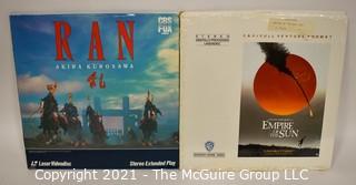 Collectible: Laser Disc Movies: (2) titles (incl RAN & Empire of the Sun)