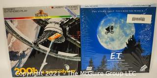 Collectible: Laser Disc Movies: (2) titles (incl 2001 & ET)