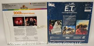 Collectible: Laser Disc Movies: (2) titles (incl 2001 & ET)