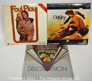 Collectible: Laser Disc: (3) Movie Titles (incl Rooster Cogburn)