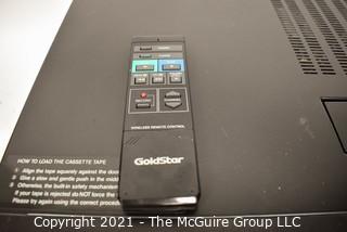 Electronics: Modern: Goldstar GHV-55FM VHS Recorder/Player w/remote